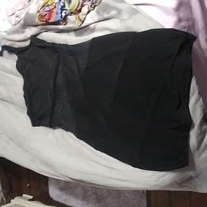 Black off shoulder dress